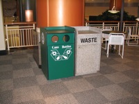 common area recycling bins